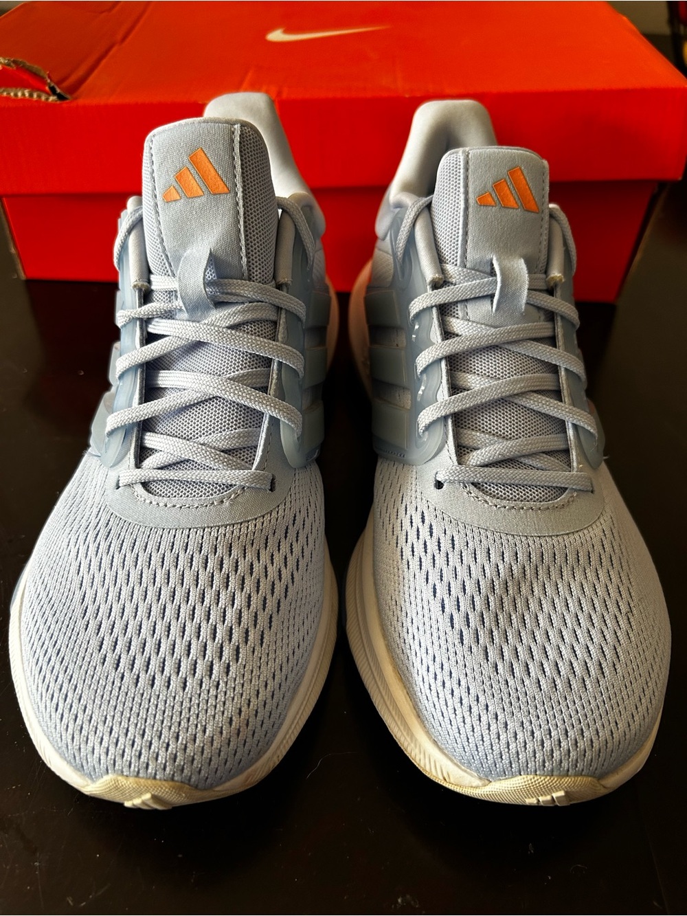 Adidas Light Blue Running Shoes
